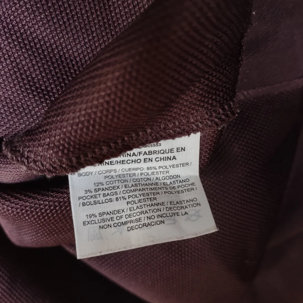 Nike Women's XS Purple Turtleneck Athletic Long Sleeve Pockets Pullover - Picture 4 of 4